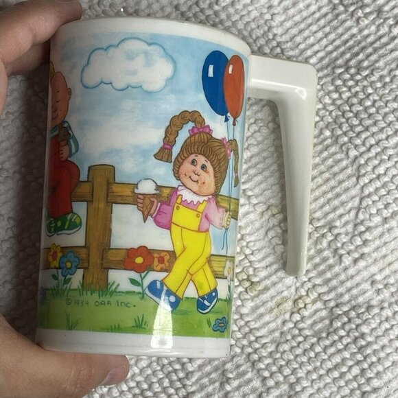 Vintage Cabbage Patch Kids Cup Melamine Plastic 1984‎ - Picture 4 of 7
